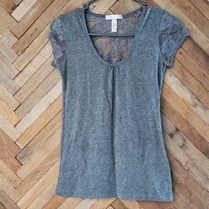 Diva apparel size M gray blouse
